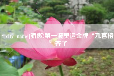 乌兰察布骄傲!第一波奥运金牌“九宫格”齐了