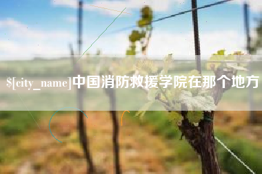 乌兰察布中国消防救援学院在那个地方