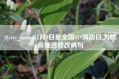 乌兰察布11月9日是全国119消防日,为积极推进修改病句