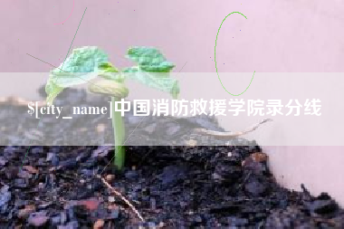 乌兰察布中国消防救援学院录分线