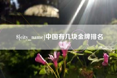 乌兰察布中国有几块金牌排名