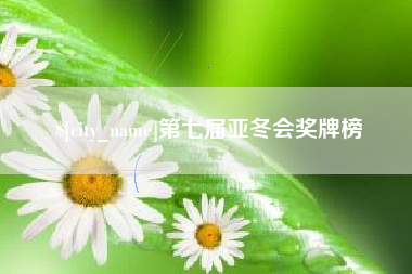 乌兰察布第七届亚冬会奖牌榜