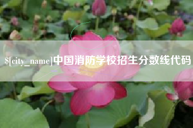 乌兰察布中国消防学校招生分数线代码