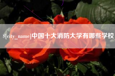 乌兰察布中国十大消防大学有哪些学校