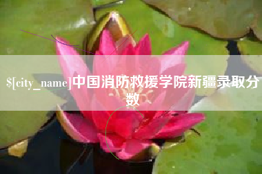 乌兰察布中国消防救援学院新疆录取分数