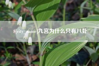 乌兰察布九宫为什么只有八卦