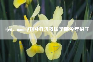 乌兰察布中国消防救援学院今年招生