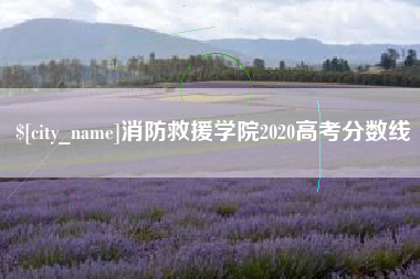乌兰察布消防救援学院2020高考分数线