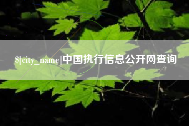 乌兰察布中国执行信息公开网查询