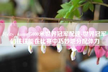 乌兰察布5000米世界冠军配速-世界冠军们往往能在比赛中巧妙地分配体力