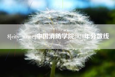 乌兰察布中国消防学院2024年分数线