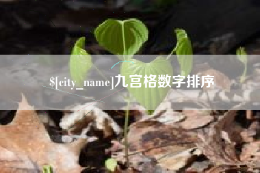 乌兰察布九宫格数字排序