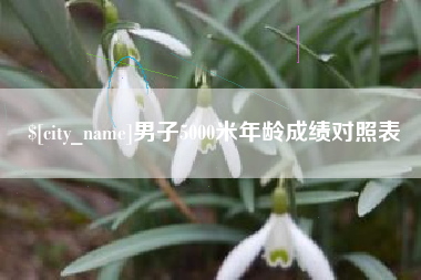 乌兰察布男子5000米年龄成绩对照表