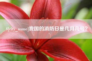 乌兰察布我国的消防日是几月几号？