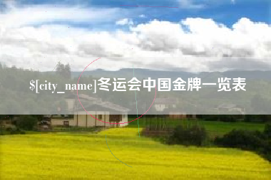 乌兰察布冬运会中国金牌一览表