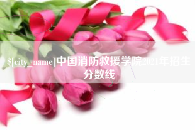 乌兰察布中国消防救援学院2021年招生分数线