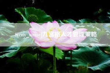 乌兰察布九宫格人才管理策略