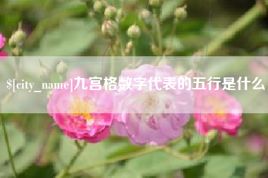 乌兰察布九宫格数字代表的五行是什么
