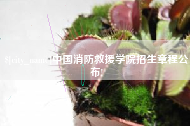 乌兰察布中国消防救援学院招生章程公布!