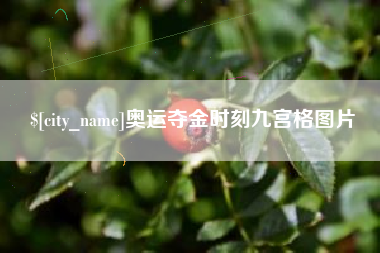 乌兰察布奥运夺金时刻九宫格图片